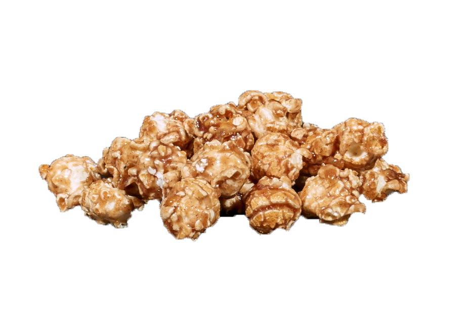 cluster of cinnamon caramel popcorn