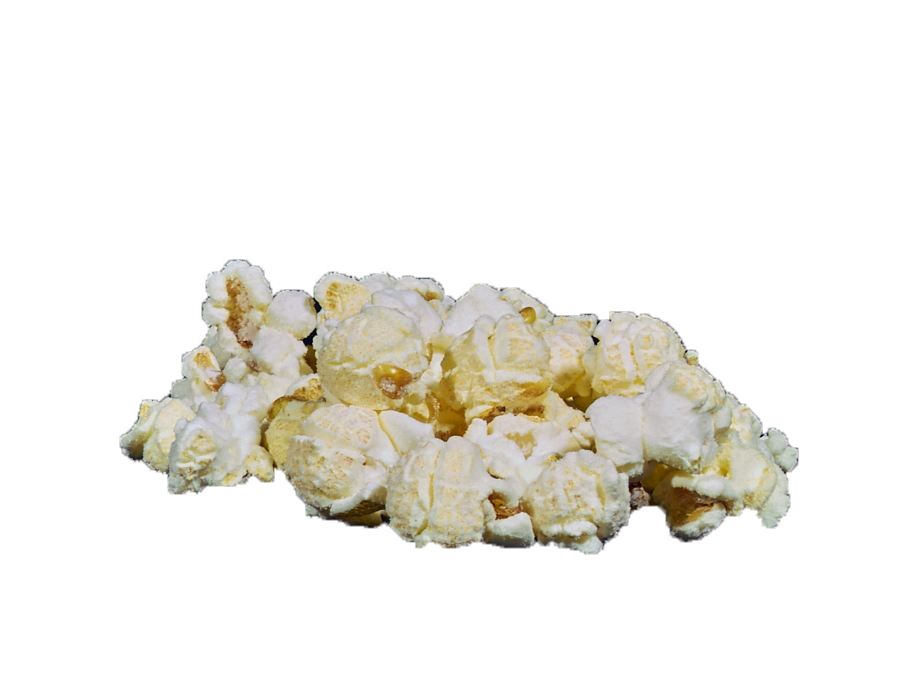 cluster of white chedder popcorn